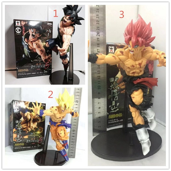 3Style Dragon ball Z SCultures BIG Resurrection F Super Saiyan Son Goku PVC Figure Toy with retail box