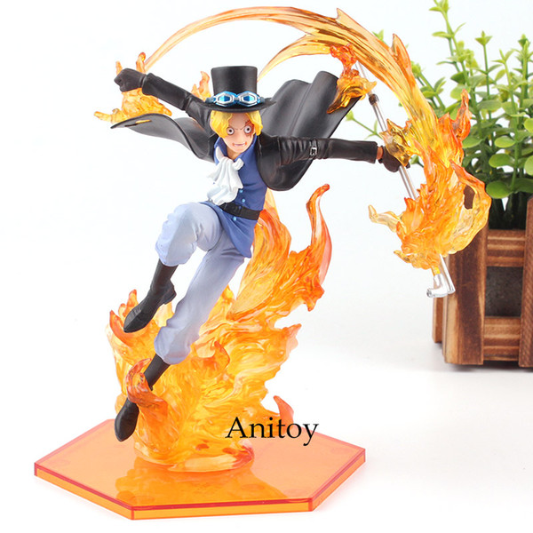 One Piece Figure One Piece Anime Sabo Action Figrue Figuarts Extrabattle Hiken Ver. Zero EX Toy 17cm