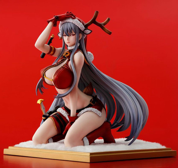 Anime Santa Girls DUEL Selvaria Bles & Juliana figure PVC 18cm Action Figure Collection Model without Package X'mas Party