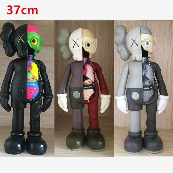 2018 Newest 16Inch KAWS Dissected Companion original fake action figures toy for children Kaws toy 37CM