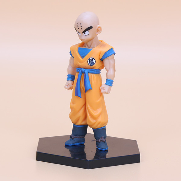 11cm Dragon Ball Z Super Krillin Kuririn PVC Action Figure Collectible Model Toy DBZ Figures