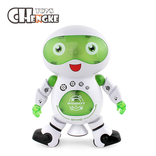 Fashion Dancing Robot Action Toy Kids Hobbies Toy Musical Flashing Electric Robot Model Toy Intelligent Robot Toys