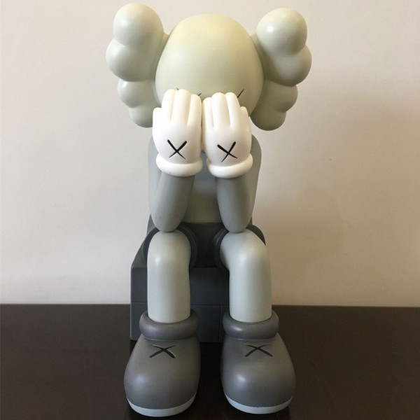 Fun Sitting Kaws Original Fake Action Figures Toy 28cm Popular Home Decoration Ornament Model Toys Hot Sale 85xc WW