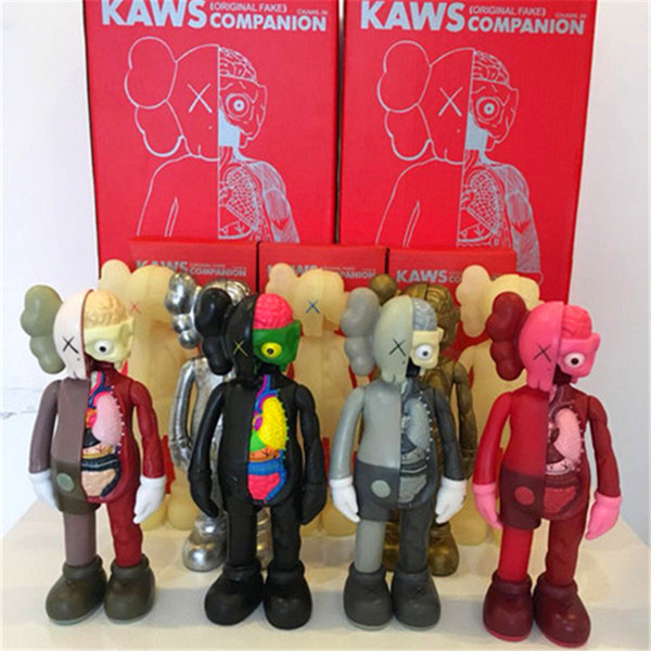 16 inch KAWS Dissected Companion original fake action figures toy kaws toys 37 cm kids toys 8 Styles