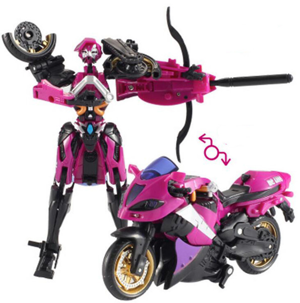 Motorcycle Model Transformative Al West Carroll Robot Anime Plastic Toys Car Action toys Action Figure Boys Gift For Boy Toys