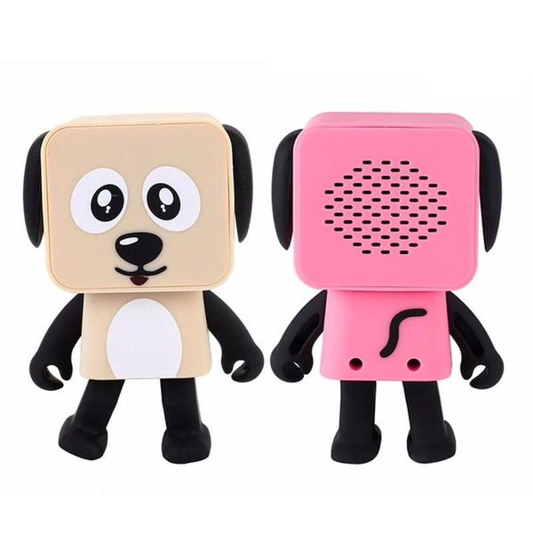 new Smart Dancing Dog Speakers Mini cartoon Bluetooth Dance Robot Dog Speaker Lovely for the Children Gift