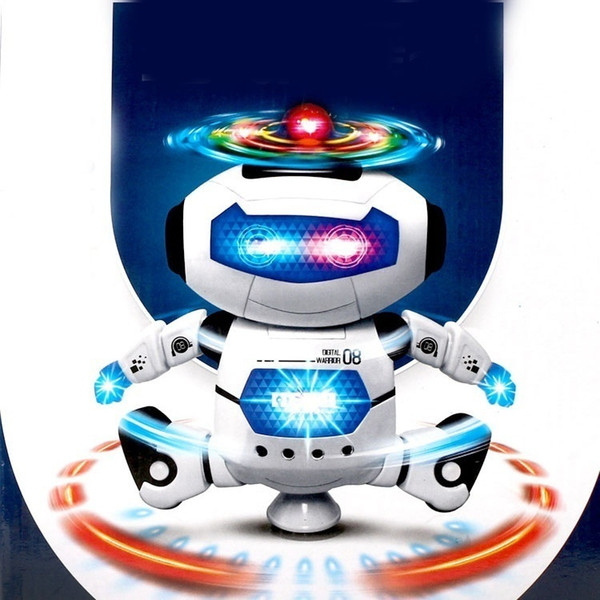 2017 hot Nice Gifts for Children Boys Electronic Walking Dancing Smart Space Robot Astronaut Kids Music Light Toys SNTRE