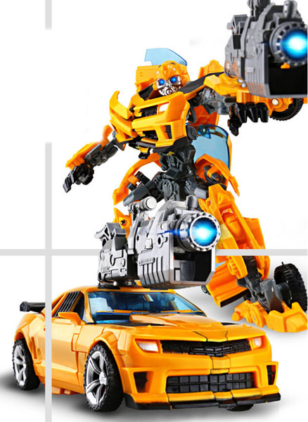 Transformation toys Alloy deformation toy King Kong 5 Optimus Hornets car robot model deformation children gift