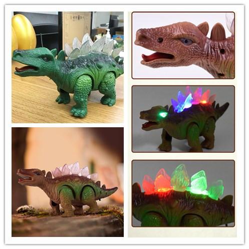 Christmas gift Lighting Stegosaurus (singing, walking, simulation) electric dinosaur toys Hot plastic toys 008#