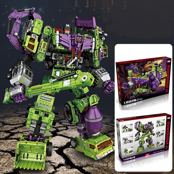 hot NBK Devastator Transformation Boy Toy Oversize Action Figure Ro