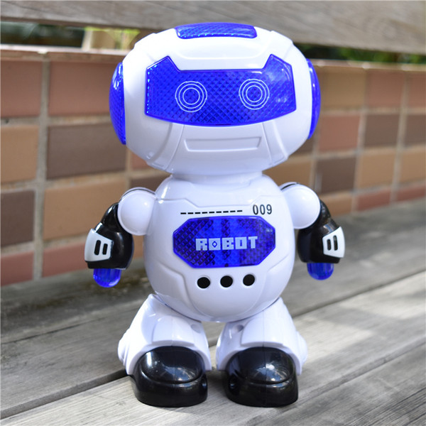 new hot sale Dancing Robot Musical Walk Lighten Electronic Toy Christmas Birthday Best Gifs For Kids Toys