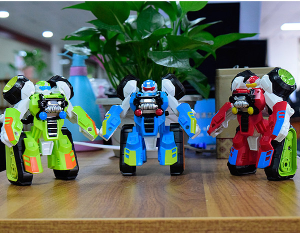 Children's new creative play in various ways hand-run metamobots cartoon one-step model car model toys wholesale