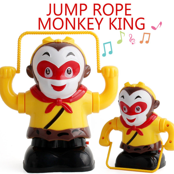 Jump Rope Monkey Music Electric Glow Voice Work Out Intellectual Development Hands Brain Children's Toys Kids Gift