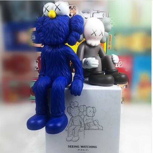 .11 New Style kaws Sesame Street Original Fake PVC Action Figure Christmas Gifts toys for children Desktop decoration