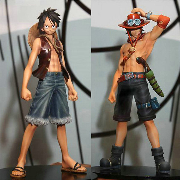 16cm PVC One Piece Luffy & Ace Action Figure Toy, 6.3inch One Piece Figure Model, Anime Brinquedos, Toys For Children