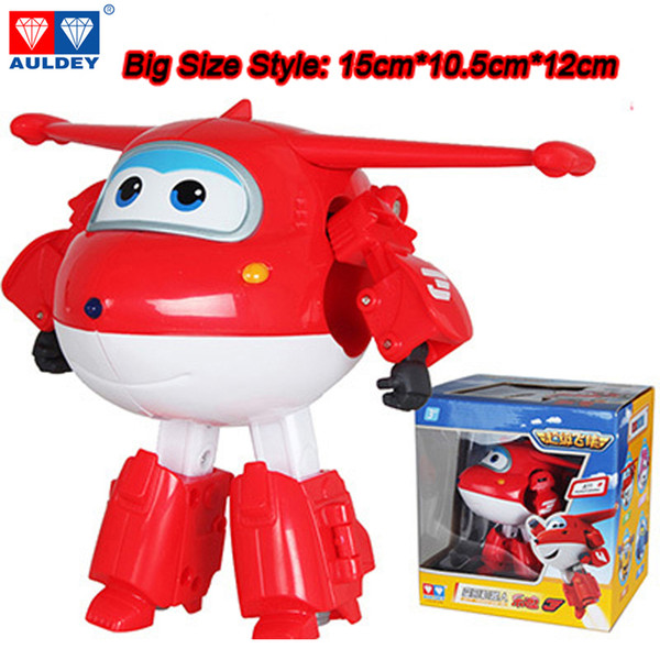 Big!!!15cm ABS Super Wings Deformation Airplane Robot Action Figures Super Wing Transformation toys for children gift