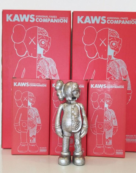 New Hot 8Inch/20CM KAWS Dissected Companion original fake action figures toy for children Kaws toy with box