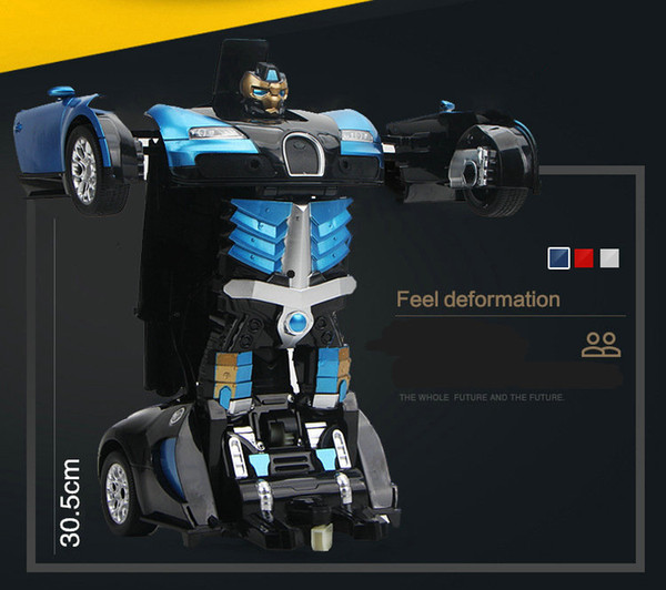 2.4g gesture sensing transformer toy king kong children's toy remote control car transformer robot electric remote control car