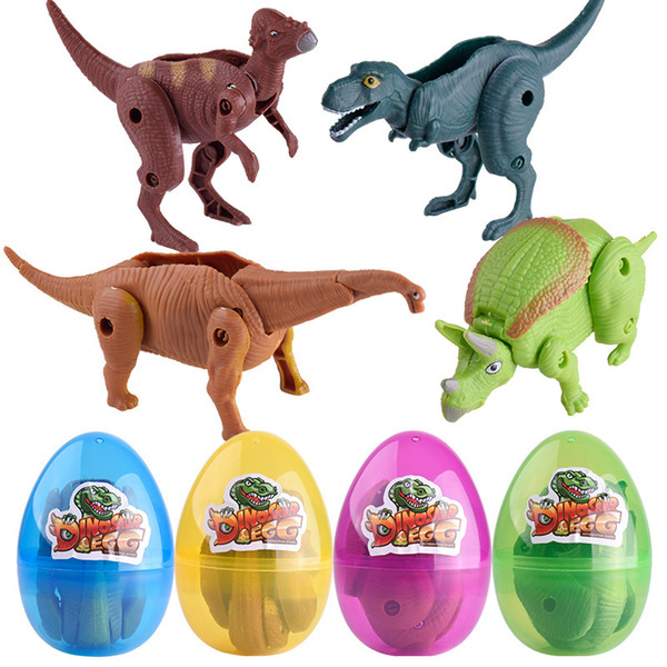 Best Sellers Children Funny Deformation Toy Force Control Cartoon Anime Model Plastic Transformation Variant Dinosaur Eggs Toys 2lha W