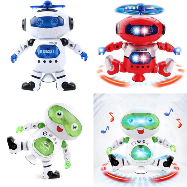 Smart Space Dance Robot Electronic Music Toys With Music Light Gift For Kids Astronaut light Toys For Children