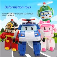 Hot DHL shipping deformation car poli Robocar Bubble toys 4 models South Korea Poli robot transformer Car Helly Amber Roy ABS With packag