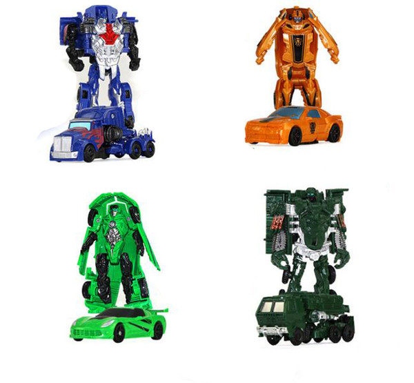 Children's automobile deformation toys, mini car robot hot selling model wholesale and retail