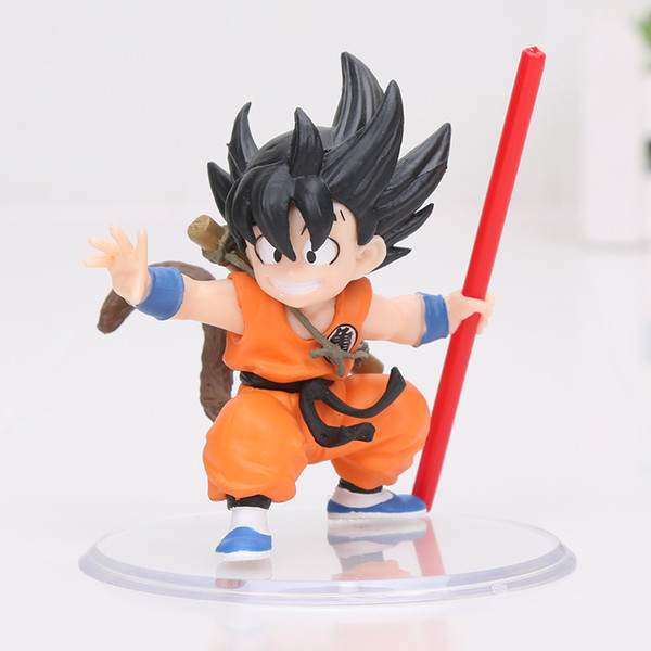 8cm Dragon Ball Z Styling Child Son Gokou Goku Childhood ver. PVC Figure Collectible Model Toy