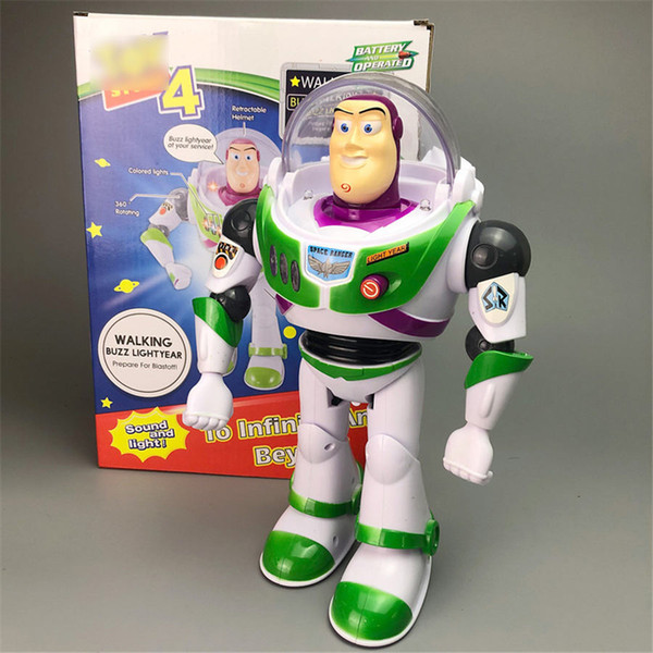 Toys Series 4 Walking Doll FUNKO POP Buzz Light INyear Commemorative Model An Electronic Pet With light and sound