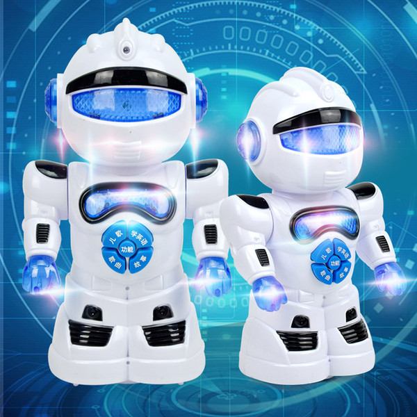 Intelligent Music Robot Electric Universal Lighting Bilingual Storyteller Children's Multifunctional Toys Wholesale