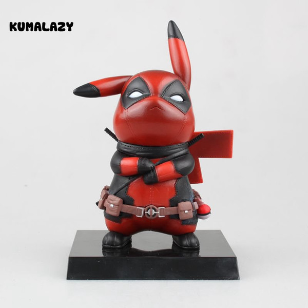 gift collection Deadpool Figure Pikachu COS Deadpool Wade Winston Wilson 15CM PVC Action Figure Toy Collection Model Gift