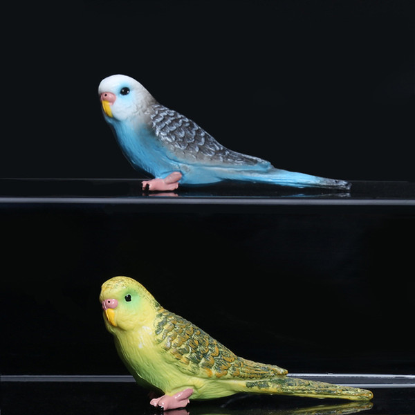 Budgerigar Fake Parrot high quality goods small cute parrot about plush toy simulation parrot soft doll baby toy gift