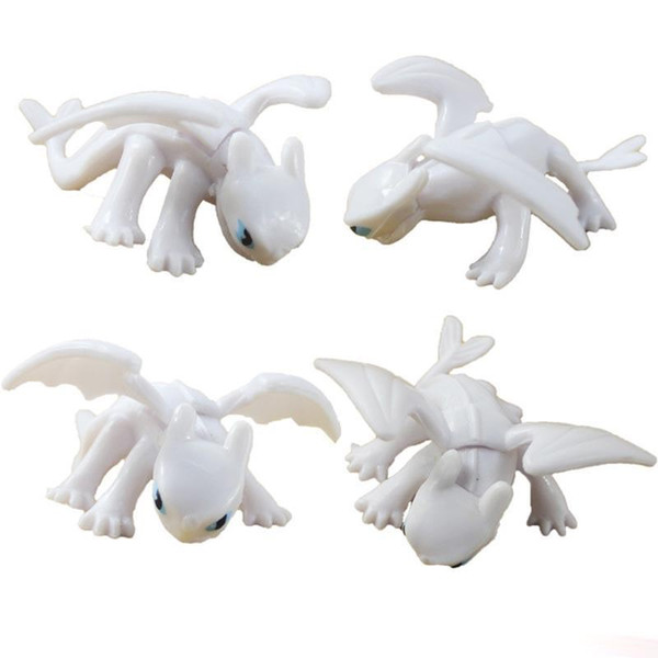 2019 How To Train Your Dragon 3 Toys Action Figures Night Fury Toothless PVC white Dragon Children Brinquedos Kids Toys