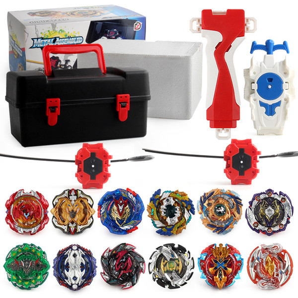 12pc/box Beyblade burst Beyblades Metal Fusion Arena 4D bey blade Launcher Spinning Top Beyblade Toys For Boy Children