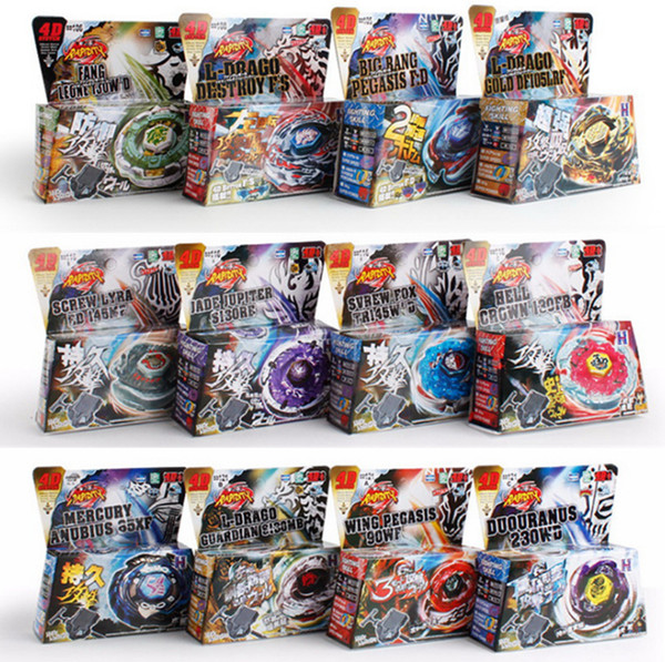 24 Styles Beyblade Booster Alter Spinning Gyro Launcher fidget spinner Starter String Booster Battling Beyblades Beyblade Toy GGA242 100pcs