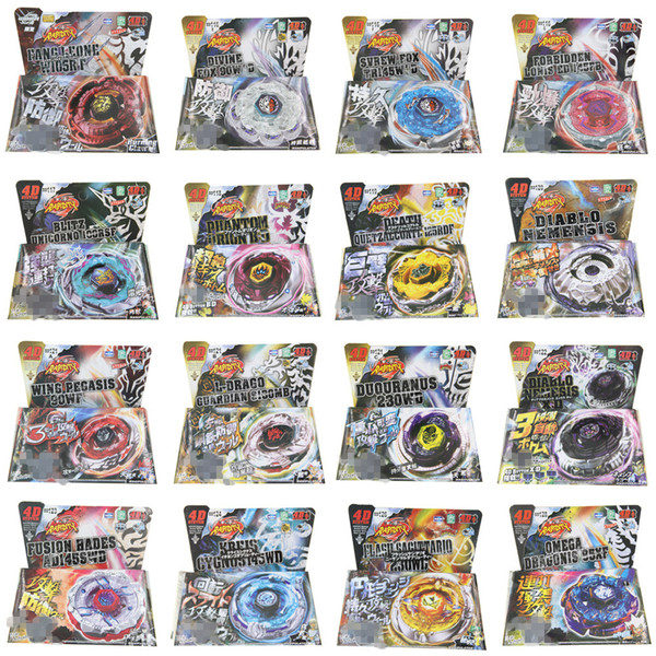 34 Style 16pcs/lot Choose Style Selection gyro for Beyblade Metal Fusion Arena Beyblades 4D L-Drago Galaxy