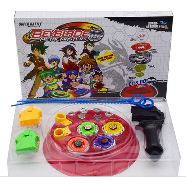 Hot Gift Beyblade Metal Masters Super Battel Super Top Fighting Gyro Metal + Arena Starter Beyblade Xmas Birthday Kids Birthday Toys Gift