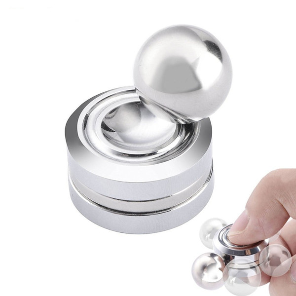 Fidget Toy Magnetic ORBITER Hand Spinner Metal Finger Spinner For decompression anxiety Cotton retail packing