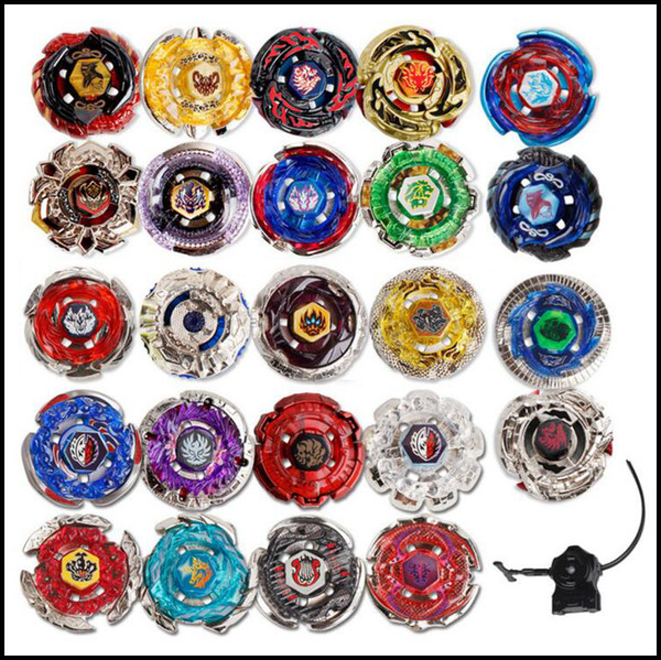 24 Designs Clash Metal 4D Beyblades Beyblade Burst Spinning Tops Boys Kids Toys Beyblade Burst Party Favor CCA9918 120pcs