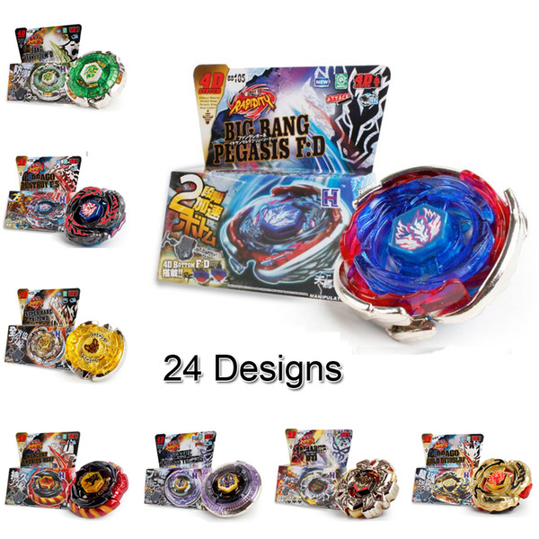 Kids fidget spinner toys 24 Designs Clash Metal 4D Beyblades beyblade burst Spinning Tops Boys Kids toys LA801-2