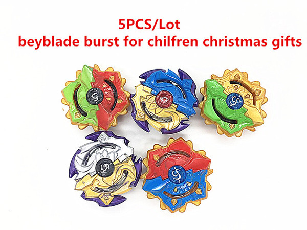 5PCS/Lot 4D beyblade burst metal fusion B00 with launcher Spinning Top for children christmas gift