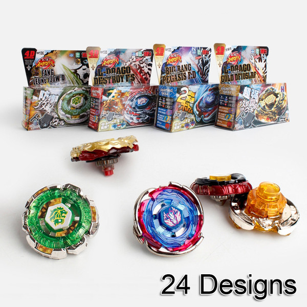 Kids fidget spinner toys 24 Designs Clash Metal 4D Beyblades beyblade burst Spinning Tops Boys Kids toys LA801