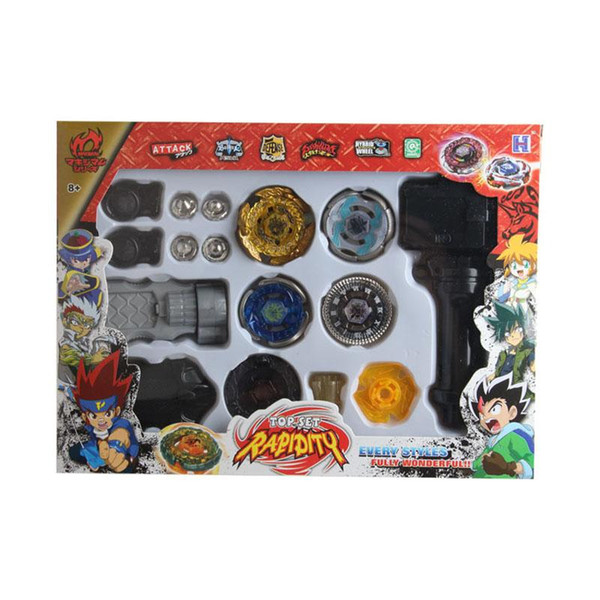 Beyblade Metal Fusion set Children Super Battle Free DHL Super top Metal Fight Beyblade beyblade toy set metal masters dolls toys B