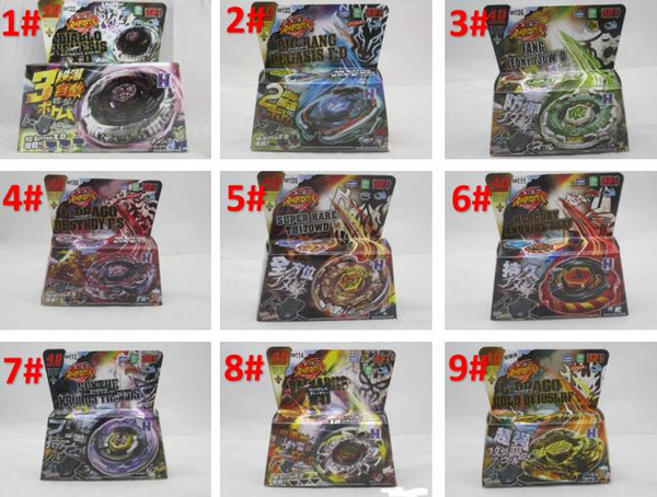 63 Styles Beyblade Booster Alter Spinning Gyro Lanceur fidget spinner Starter String Booster Battling Beyblades Beyblade Jouet 100 pcs