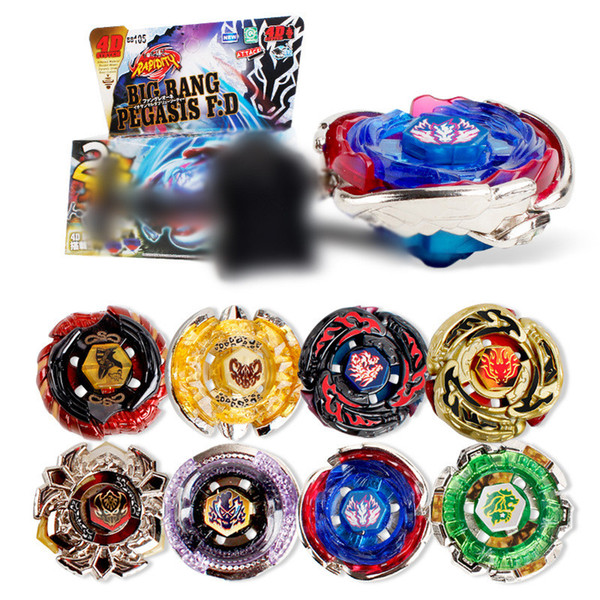 8 Stlyes New Spinning Top Beyblade BURST With Launcher And Original Box Metal Plastic Fusion 4D Gift Toys For Children