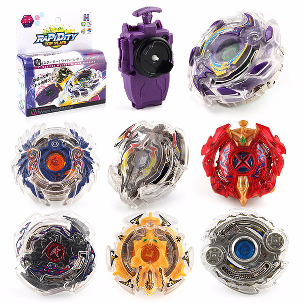 8 Stlyes New Spinning Top Beyblade BURST B-23 With Launcher And Original Box Metal Plastic Fusion 4D Gift Toys For Children