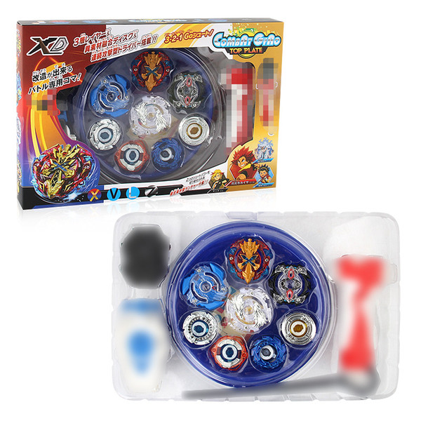 New 4PCS Beyblade Burst set 4D Launcher Arena Metal Fight Battle spinning top Fusion Classic Toys Original Box Gift