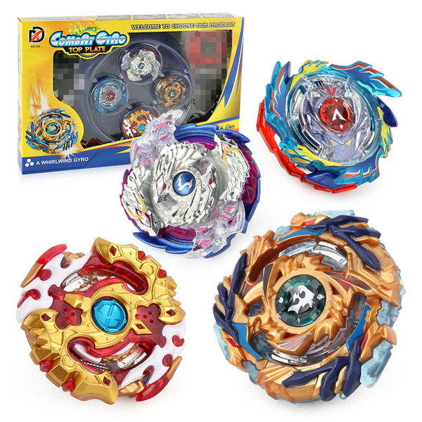 New 4PCS Boxed bayblade Beyblade Burst 4D Set With Launcher and Arena Metal Fight Battle Fusion Classic Toys With Original Box