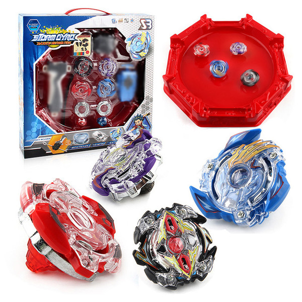 The latest Beyblade Burst 4D Set With Launcher and Arena Metal Fight Battle Fusion Classic Toys With Original Box For Kid Christmas