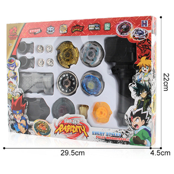 Beyblade Metal Fusion set Children Super Battle Super top t 4D Launcher Grip Set toys Metal Fight Beyblade beyblade toy masters dolls toys