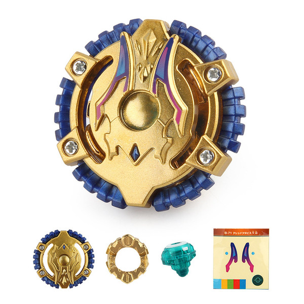 New Single Beyblade B71 Booster Alter Spinning Gyro Gold Color Without Launcher fidget spinner Starter String Booster Battle Bayblade Toy